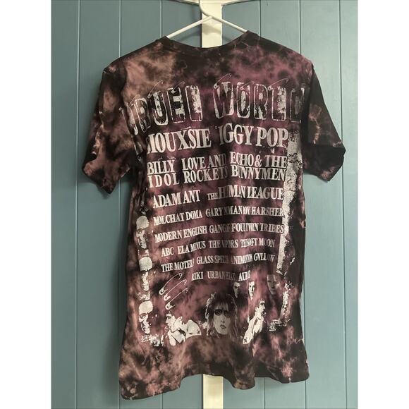 SoCal Blanks Custom Cruel World Festival T Shirt May 2022 Tie dye Band Concert - Picture 5 of 6